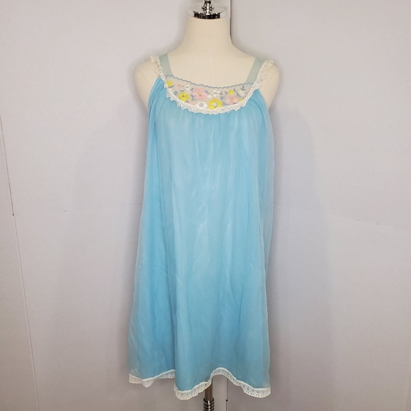 Vintage Retro Floral Lace Dress - Picture 1 of 10